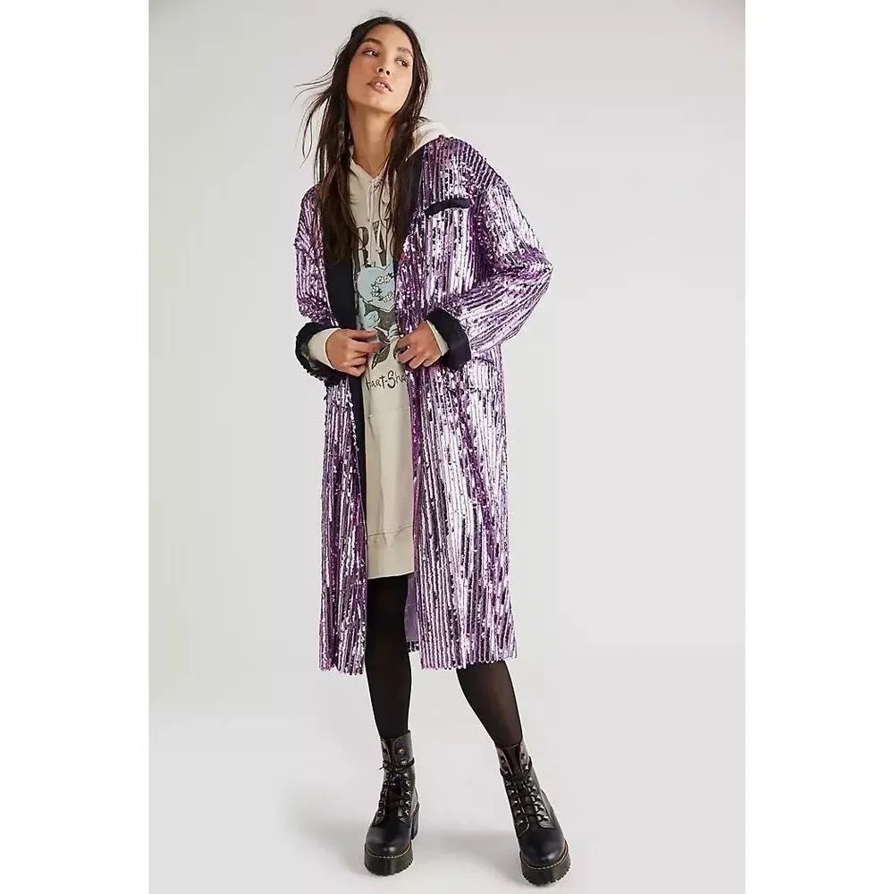 Free People Ella Sequin Duster $328